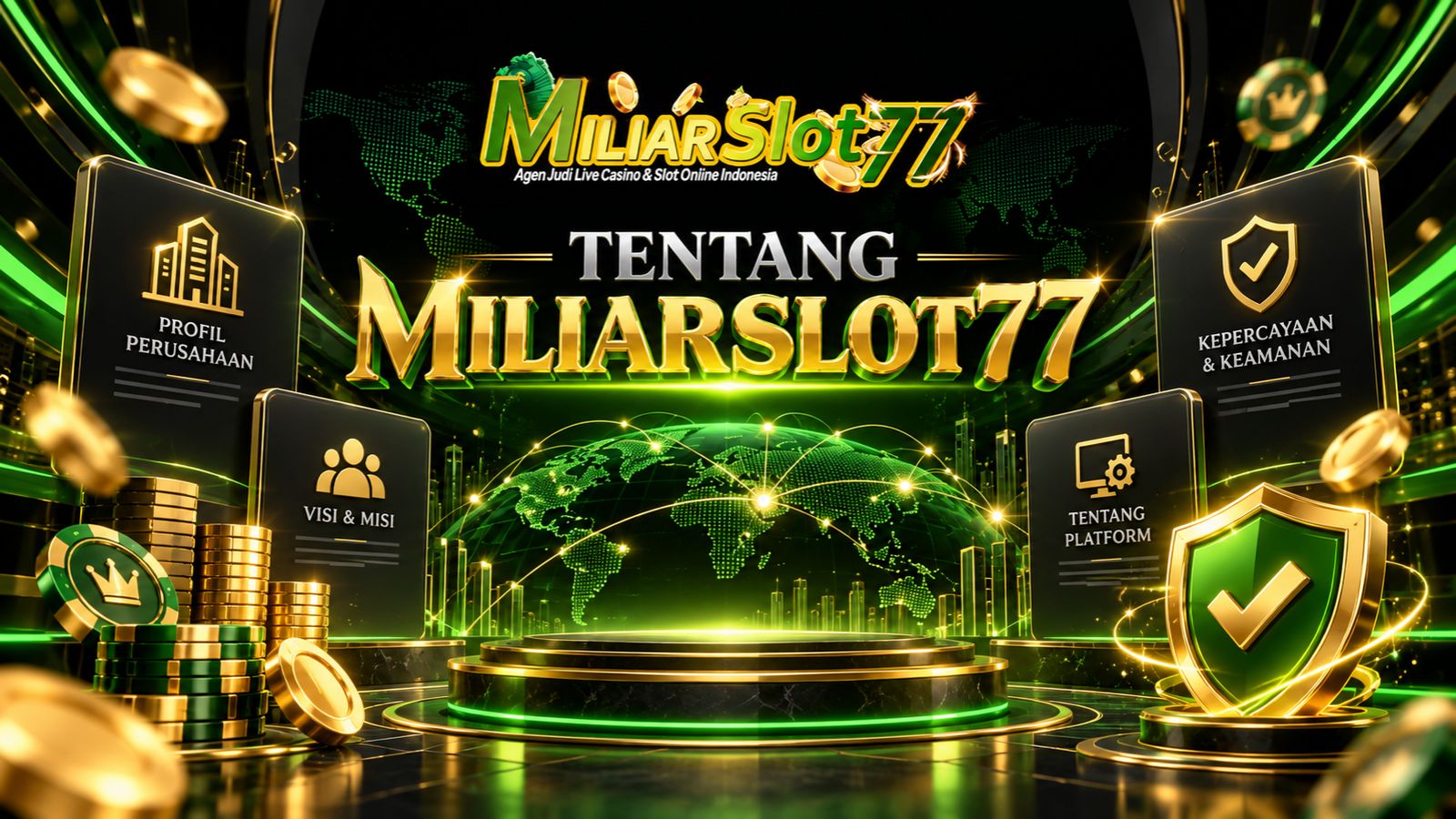 Tentang Miliarslot77 dengan profil brand, visi misi, keamanan dan jaringan platform